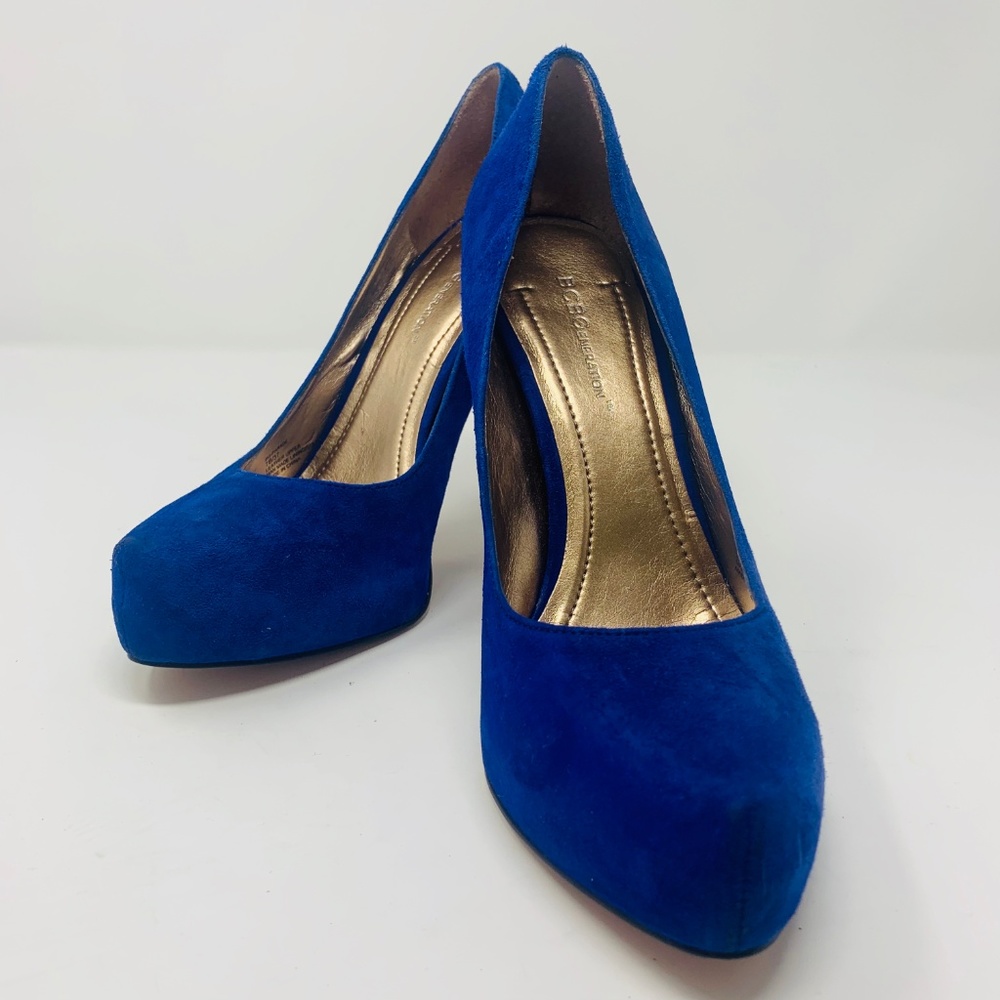 BCBGeneration Parade Blue Stiletto Pumps Size 7